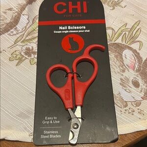 CHI Red Cat Nail Scissors